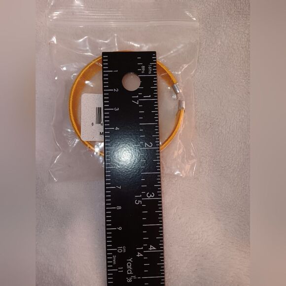 Adult Yellow Autism Awareness Bangle Bracelet New Without Tags - Picture 5 of 8